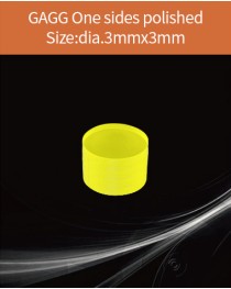 GAGG Ce scintillation crystal, GAGG Ce crystal, GAGG scintillator, Ce:Gd3Al2Ga3O12 crystal, dia.3x3mm