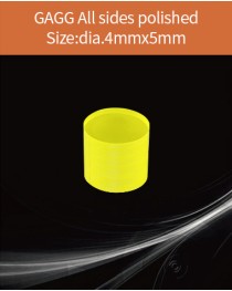 GAGG Ce scintillation crystal, GAGG Ce crystal, GAGG scintillator, Ce:Gd3Al2Ga3O12 crystal, dia.4x5mm