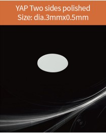 YAP Ce scintillator, YAP Ce crystal, Ce doped YAP scintillation crystal, Scintillation YAP Ce, YAP:Ce  dia. 3x0.5mm