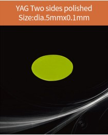 YAG Ce scintillator, YAG Ce crystal, Ce doped YAG scintillator, Scintillation YAG Ce, YAG Ce dia.5x0.1mm
